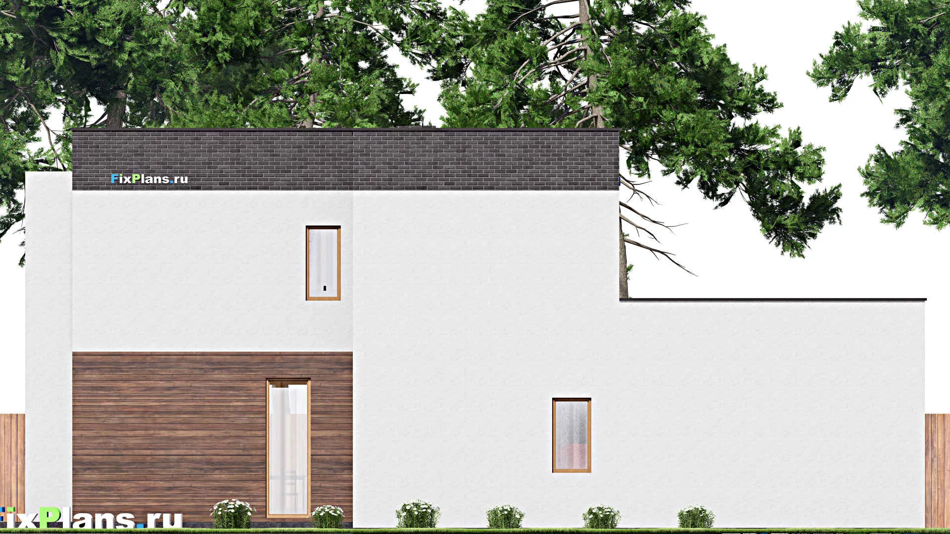 F-16280 - Проект двухэтажного дома 12 на 21, площадью 290 м² с 3 спальнями