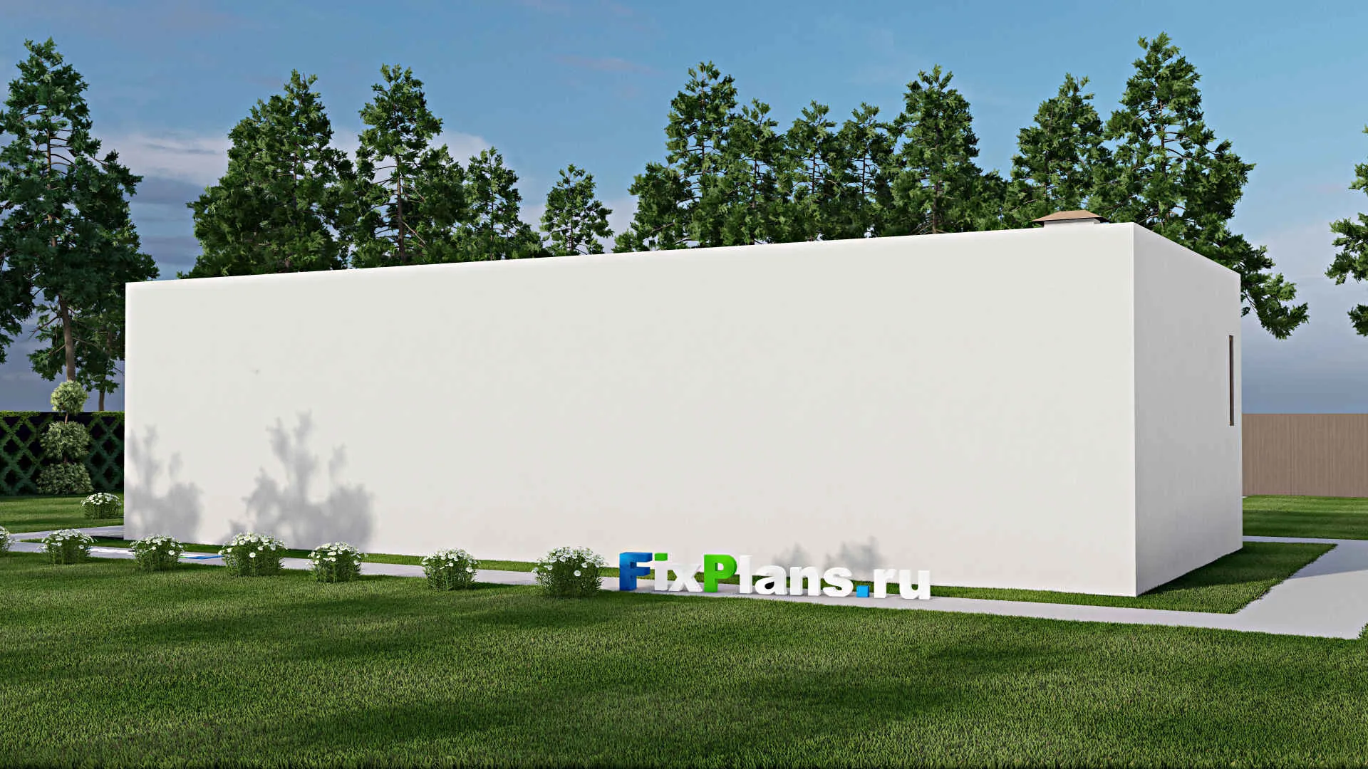 F-7244 - Проект бани 10 на 20, площадью 140 м² с бассейном и санузлом