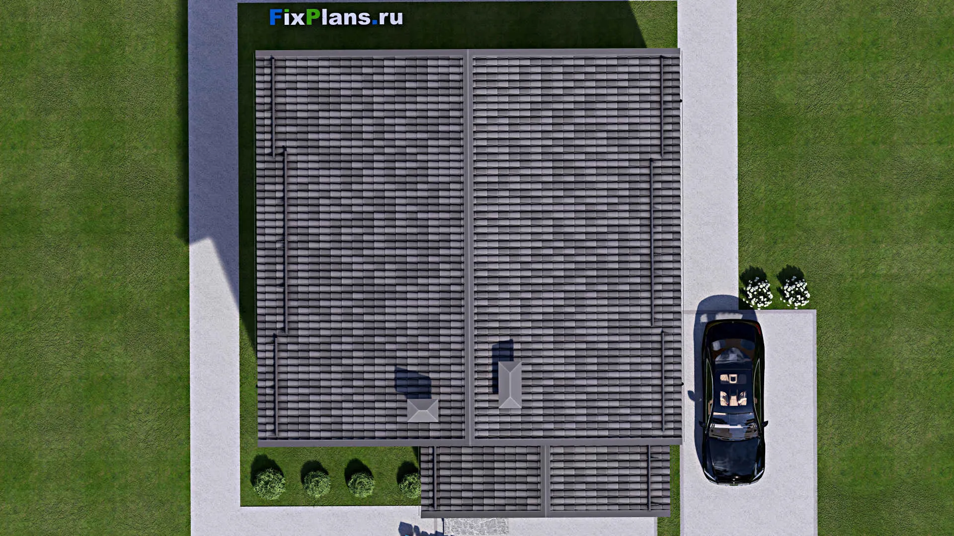 F-14147 - Проект двухэтажного дома 12 на 14, площадью 190 м² с 3 спальнями