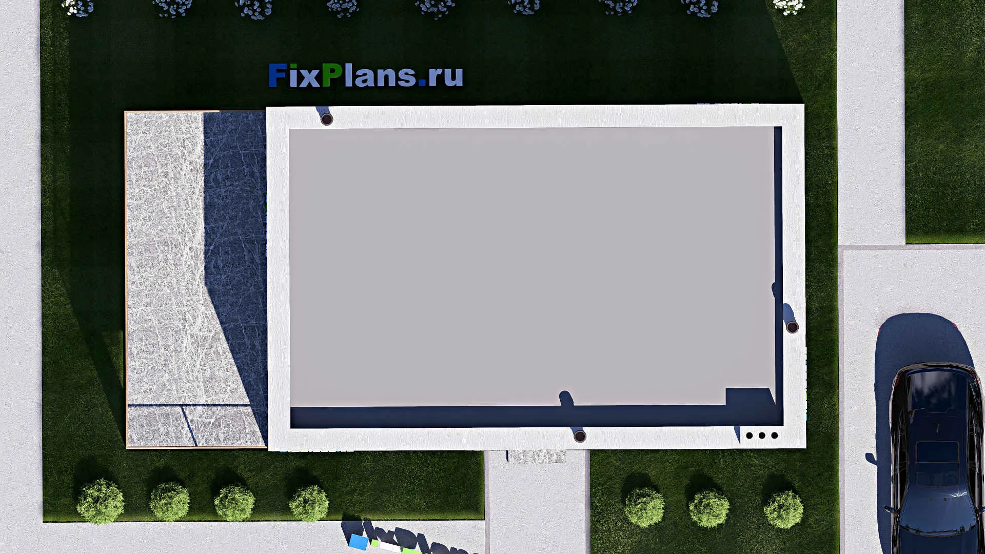 F-18467 - Проект двухэтажного дома 8 на 15, площадью 160 м² с террасой, балконом и 4 спальнями